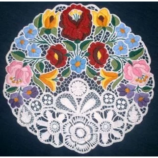 30 cm átmérőjű riselis terítő