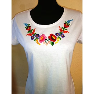 Kerek nyakú női póló