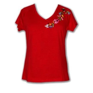 Rövid ujjú póló /piros