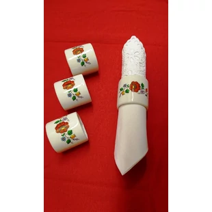 Porcelán  szalvéta gyűrű