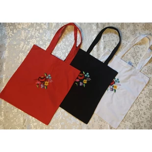 Vászon bevásárló táska/piros