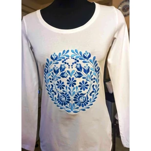 Hosszú ujjú fehér póló