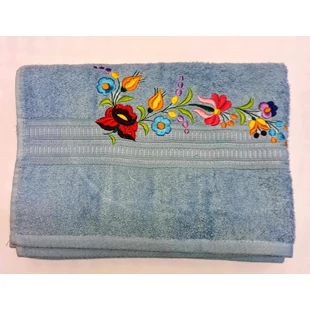 70x140-es frottir törölköző/ világos kék