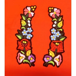 Nagy páros felvarró,fekete