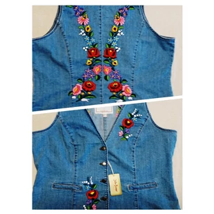 Minőségi farmer mellény/ 48-as méret