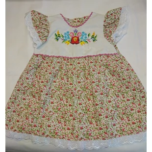 Fodros ujjú kislány ruha