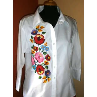 Egyedi mintás női blúz