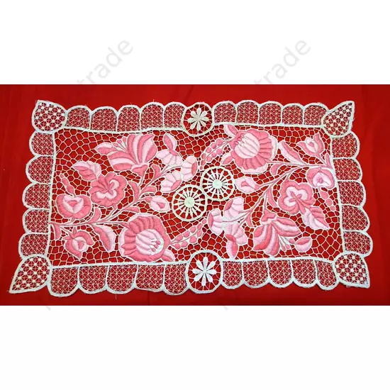 50x30-as Rózsaszín riselis terítő