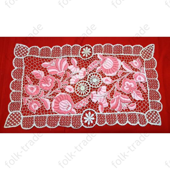 50x30-as Rózsaszín riselis terítő