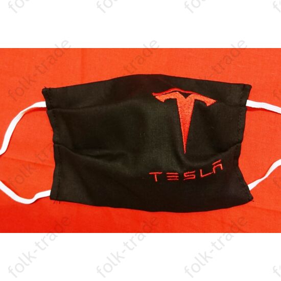 Hímzett maszk / Tesla